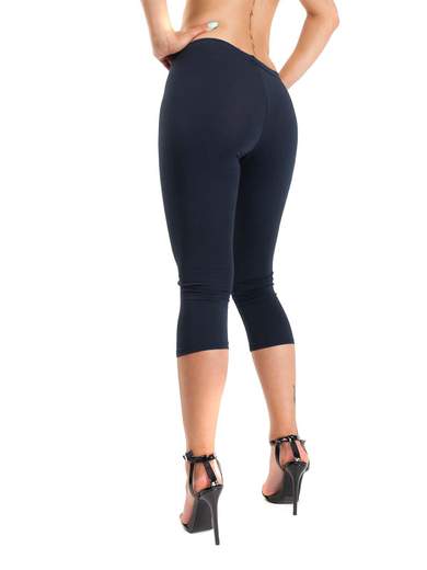 Leggings Capri Estivi Donna in Cotone Elasticizzato