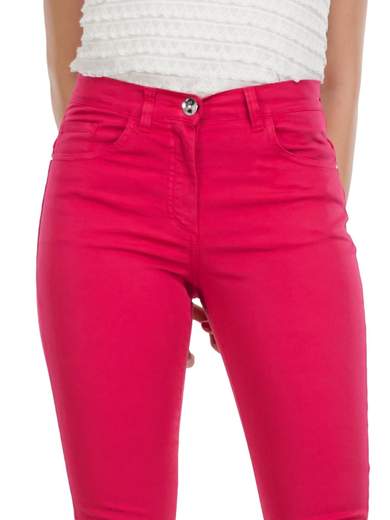 Pantalone Chino Donna Estivo Leggeri Cotone A Sigaretta Slim Fit