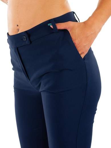 RINASCIMENTO Pantaloni A Sigaretta Donna Eleganti Classici Slim Fit Dritti