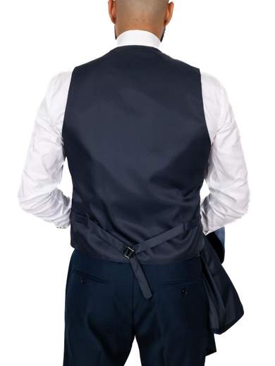Abito cerimonia uomo Drop 8 con gilet slim fit giovanile
