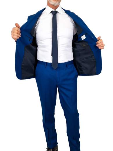 Abito cerimonia uomo Drop 8 con revers classico ed elegante