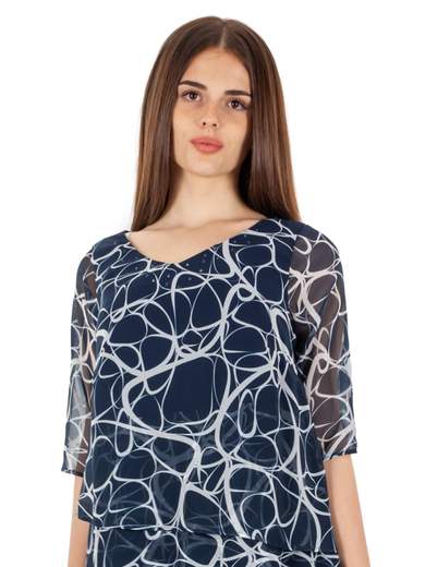 Sologioie Curvy Abito Elegante Taglie Comode Corto Per Cerimonia Da Signora