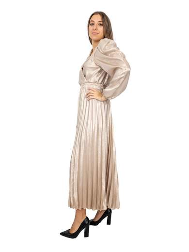 SO ALLURE Abito Lungo Elegante Da Sera Online Manica Lunga A Sbuffo
