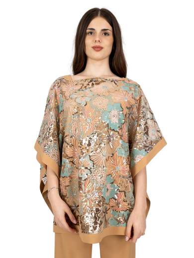 ALLURE Completo Pantalone Donna Elegante Blusa E Top Per Matrimonio