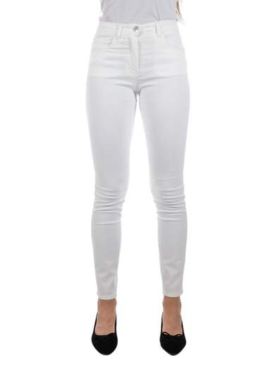 CARMEN Jeans Donna Push Up Estivo A Sigaretta Chiari Elasticizzati