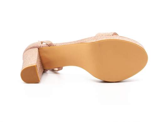 Elegant Women’s Ceremony Sandals with Block Heel