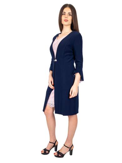 Frank Lyman Spolverino Elegante Da Cerimonia Donna Maniche Tre Quarti