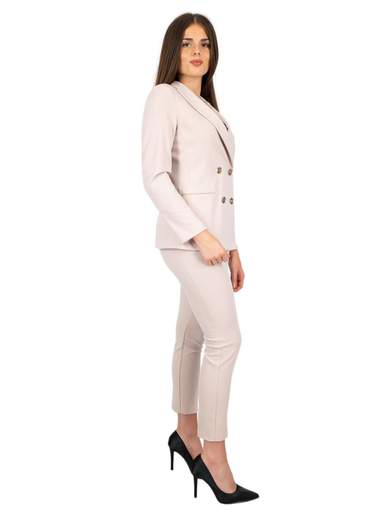 RINASCIMENTO Tailleur Giacca E Pantaloni Completo Donna Elegante In Crepe