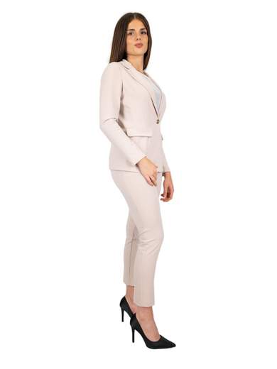 RINASCIMENTO Tailleur Giacca E Pantaloni Eleganti Completo Donna In Crepe