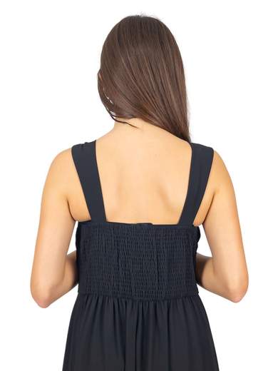 Vestito lungo elegante da sera curvy con spacco