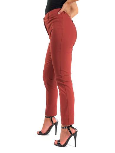 CARMEN Pantaloni A Sigaretta Pantalone Donna Eleganti Dritti Tecnico