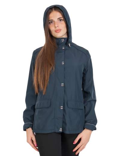 Giacca Donna Primavera Estiva Cappuccio Removibile Zip E Clip