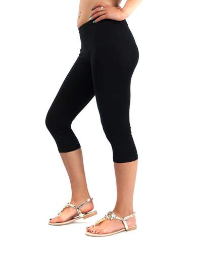 Leggings Capri Estivi Donna in Cotone Elasticizzato