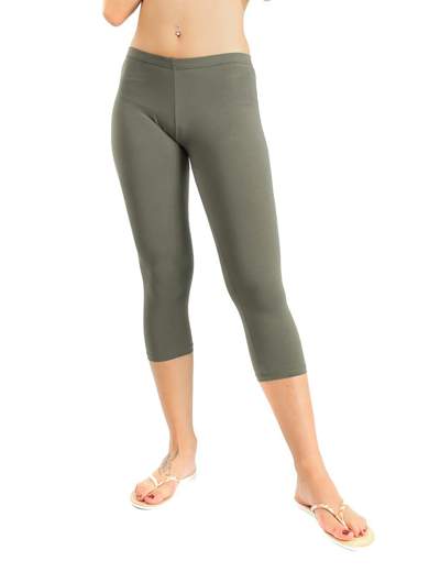 Leggings Capri Estivi Donna in Cotone Elasticizzato