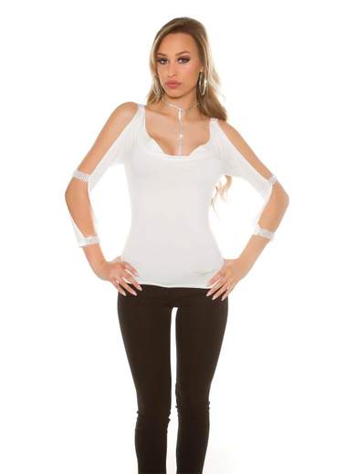 KOUCLA T-shirt maniche aperte A00447
