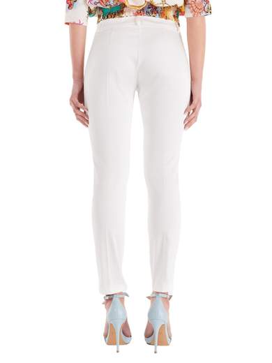 Women’s cropped straight-leg summer trousers slim fit