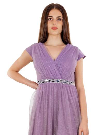 STRABELLO CERIMONIA Vestito Lungo Cerimonia Donna Da Principessa Stile Impero