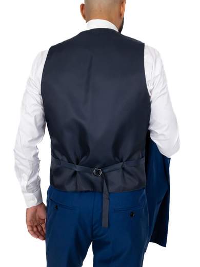 Abito cerimonia uomo Drop 8 con gilet slim fit giovanile
