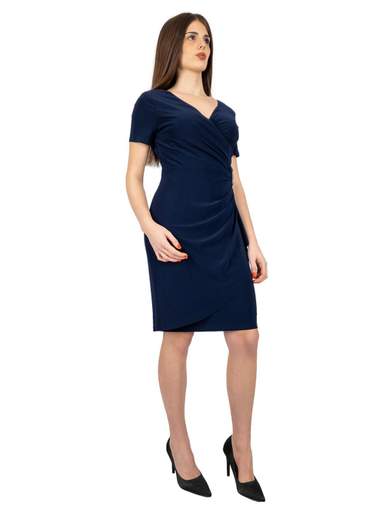 Abito da cerimonia corto a tubino elegante con manica