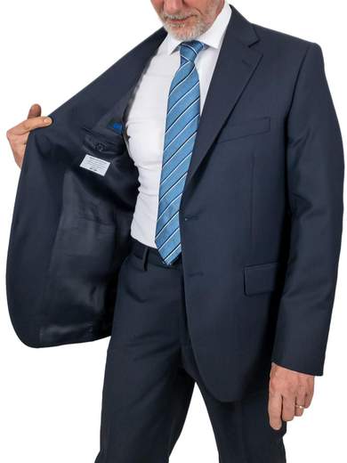 Abito elegante uomo con revers classico drop 0 taglie extra forti