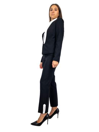 RINASCIMENTO Blazer Donna Giacca Elegante Corto Di Rinascimento Tessuto Tecnico