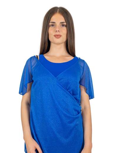 JEAN CRYÒ Pantaloni E Casacca Eleganti Per Cerimonia Con Stola