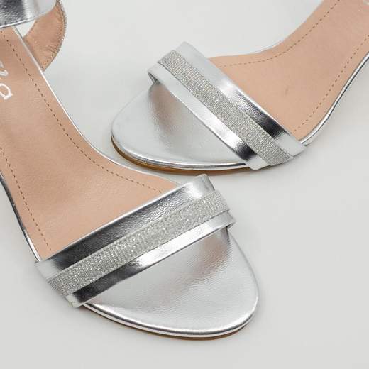 SANDALI ARGENTO CERIMONIA