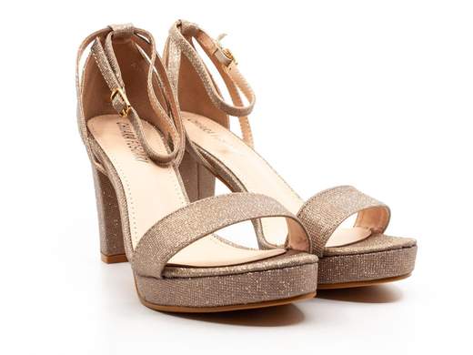 Elegant Women’s Ceremony Sandals with Block Heel