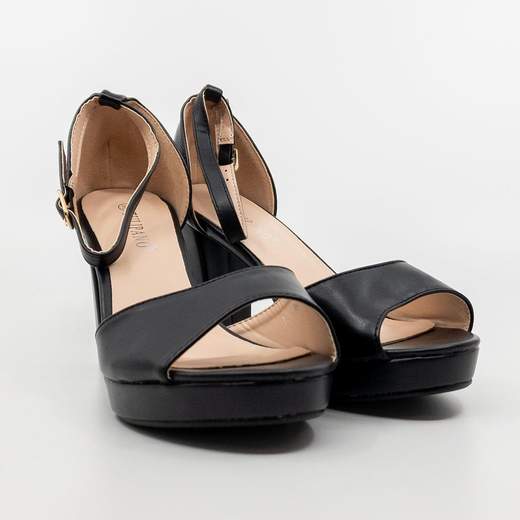 Sandali Eleganti da Cerimonia Donna con Tacco Largo e Plateau