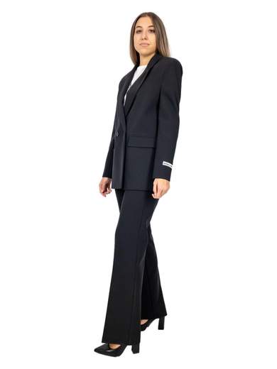SO ALLURE Tailleur Pantalone Elegante Donna Con Blazer Doppiopetto In Twill