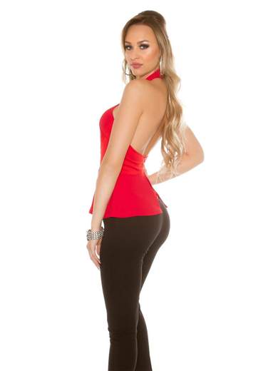 KOUCLA Top a fasce incrociate A01362