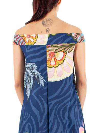 VESTITO SCOLLO A BARCHETTA ESTIVO