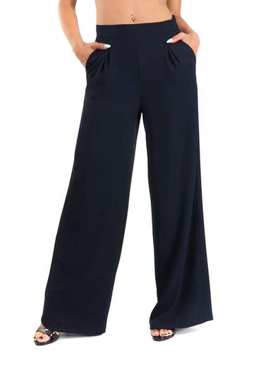 CARMEN Pantaloni palazzo ZIRCONE