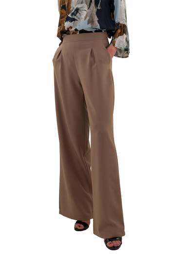 CARMEN Pantaloni palazzo ZIRCONE