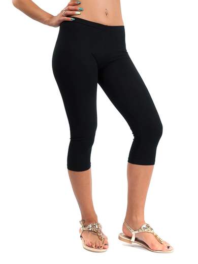 Leggings Capri Estivi Donna in Cotone Elasticizzato