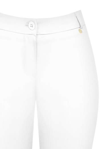 Women’s cropped straight-leg summer trousers slim fit