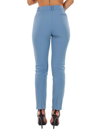 RINASCIMENTO Pantaloni donna eleganti a sigaretta in crepe elasticizzato PNTBSCRP