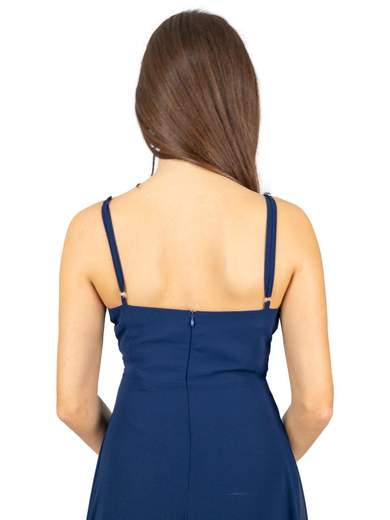 Abito cerimonia donna stile impero con spalline regolabili