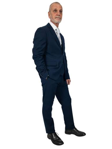 Abito cerimonia uomo giovanile elegante per matrimonio slim fit Drop 8