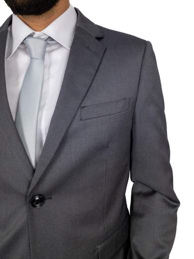 Abito cerimonia uomo Drop 8 con revers classico ed elegante