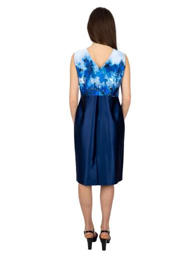 Bianca Brandi Curvy Abito Da Cerimonia Corto Mamma Sposa O Sposo Tubino Curvy