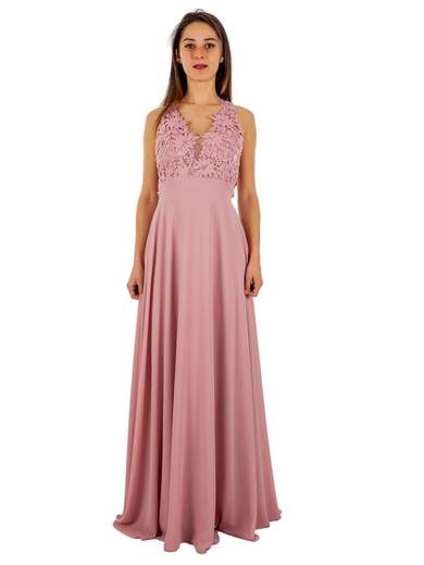 STRABELLO CERIMONIA Abito Lungo Cerimonia Donna Elegante A Impero Per Damigelle