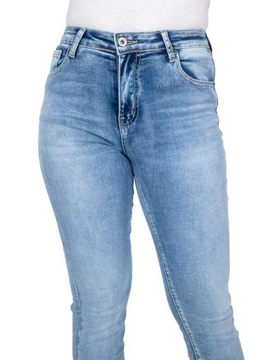WATER JEANS Jeans A Zampa Donna Bootcut Svasati Elasticizzati Chiari