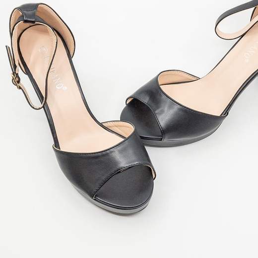 Sandali Eleganti da Cerimonia Donna con Tacco Largo e Plateau