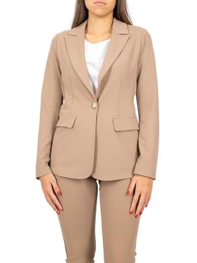 RINASCIMENTO Tailleur Pantaloni Eleganti Donne Da Cerimonia Slim In Crepe