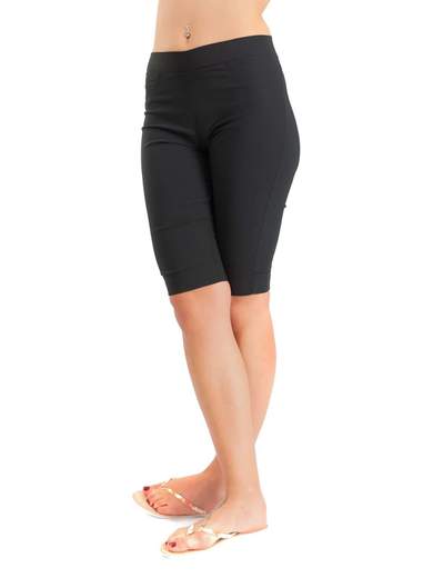 Bermuda Donna Eleganti con Elastico in Vita