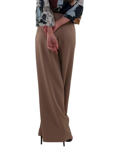 CARMEN Pantaloni palazzo ZIRCONE