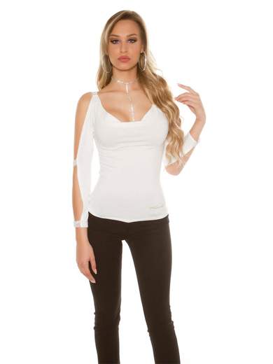 KOUCLA T-shirt maniche aperte A00447