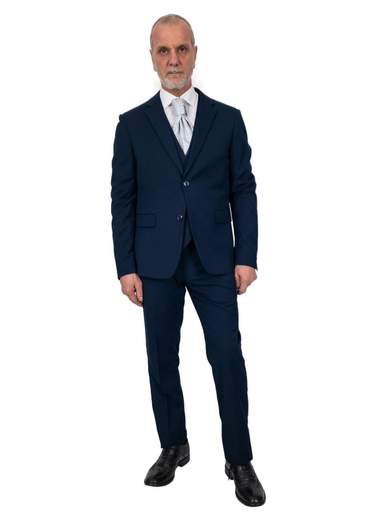 Abito cerimonia uomo giovanile elegante per matrimonio slim fit Drop 8
