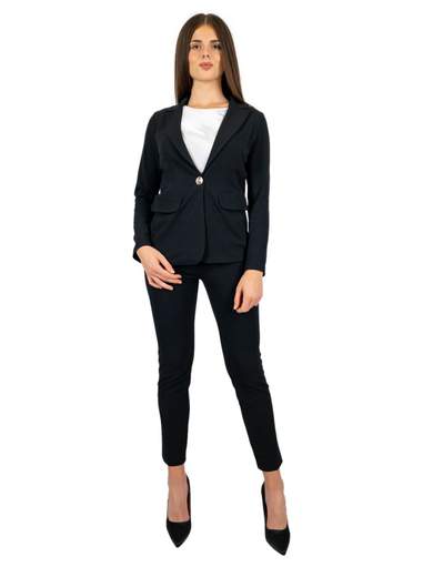 RINASCIMENTO Tailleur Giacca E Pantaloni Eleganti Completo Donna In Crepe